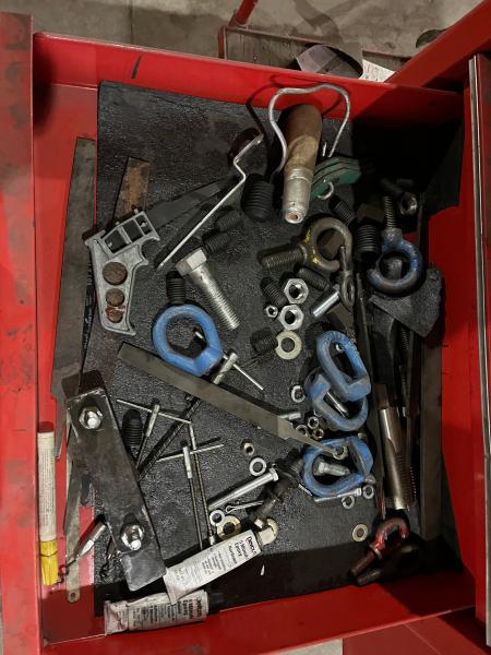 Snap-on Toolbox on Cart with tools and top box - Image 4