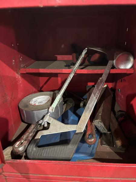 Used Kennedy Tool Chest Rolling Cart. Some Tools Included, Several Stuck Drawers - Image 3