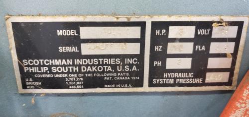 Scotchman 40Ton Sheet Metal Press/Cutter. - Image 4