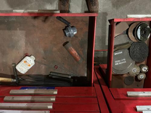 Used Kennedy Tool Chest Rolling Cart Tools Included- Rough Shape - Image 4