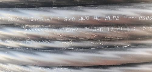 Spool of GENERAL CABLE(R) WP DEC 17 2016 (15:43:52 > 3/0 AWG AL XLPE, 11,000Ft. - Image 3