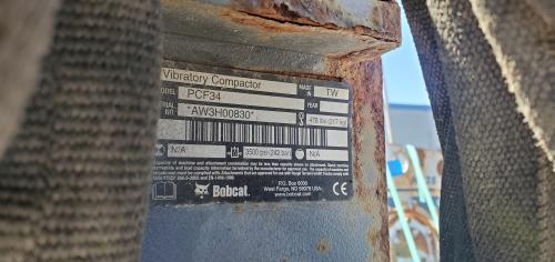 Bobcat PCF34 Compactor Attachment. - Image 3