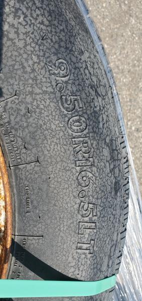 6 Used Tires/Rims- 9.50R16x5LT. - Image 2