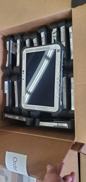 Lot of 18 Used Panasonic ToughPad FZ-G1 -MK-5 Ruggedized Tablet.
