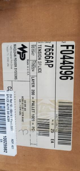 7 Boxes of Hubbell Tension Splice 3/0 ACSR. Each box contains 25pcs. - Image 3