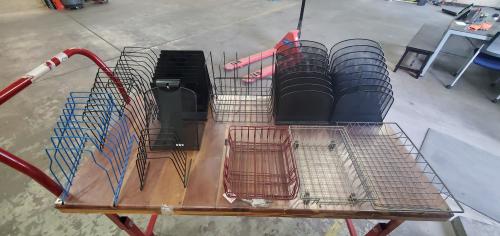 Lot of Used Desk Organizers. 