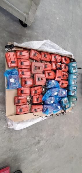 Lot of New and Used Tool Chargers- Hilti and Makita - Image 1
