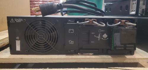 APC UPS Rackmount Battery Backup, 208/240V. Model #SRT5KRMXLT. - Image 1