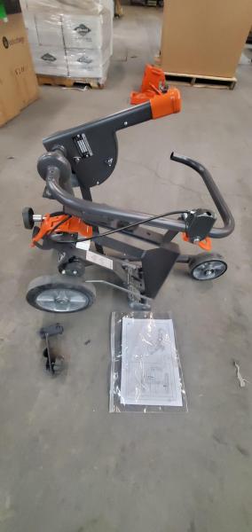 Husqvarna KV9/12 Saw Cart, Bad Wheel.