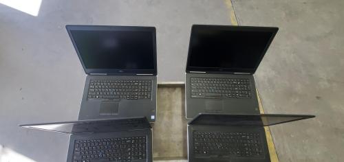 Lot of 4 Dell Precision Laptops- 3x 7720, 1x 7710- Windows 10- 512Gb Hard Drive- Ultra HD 17.3" Display. - Chargers Included. - Image 3