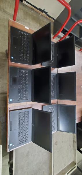 Lot of 6 Dell Precision 7730- Intel Core i7-8850H CPU, 16GB RAM, 512BG SATA HD. NVIDIA Quadro P5200 Video Card. Windows 10 installed, Power Supply Included. - Image 2