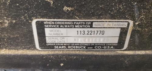 Craftsman 10" Table Saw.  - Image 2