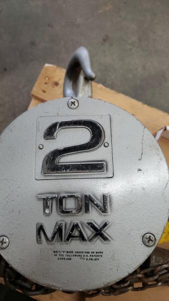 Cyclone CM Model S Chainfall. 2 Ton - Image 2