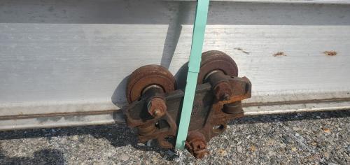 20ft 4"×8" I-Beam on Rolling Stands. 600 Capacity. - Image 3