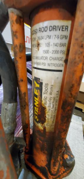 Stanley Hydraulic Ground Rod Driver. - Image 3