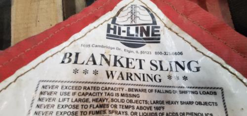 Lot of 3 Used Blanket Slings. - Image 1