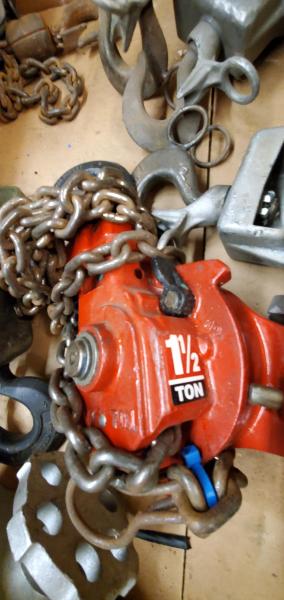 Lot of Various Chance and Coffing Chain and Strap Hoists. - Image 5