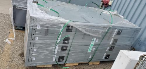 Lot of 24 Lockers Contained in 3 Cabinets Measuring 81"×31"×21.5" Deep. - Image 1