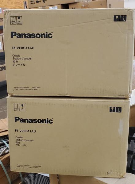 Lot of 4 New Panasonic FZ-VEBG11AU Cradle Stations. No Chargers. - Image 3