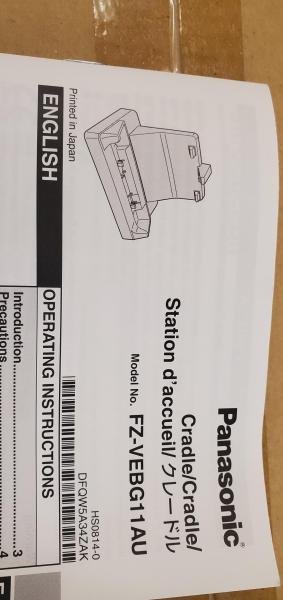 Lot of 4 New Panasonic FZ-VEBG11AU Cradle Stations. No Chargers. - Image 4