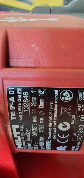 HILTI Cordless TE 7-A- No Battery, No Charger. - Image 3
