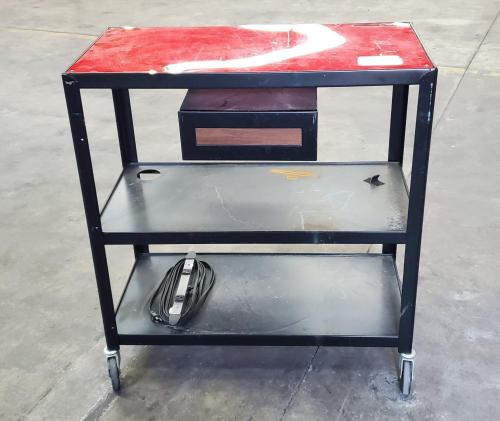 Rolling Work Cart- 36"×18"×39". - Image 1