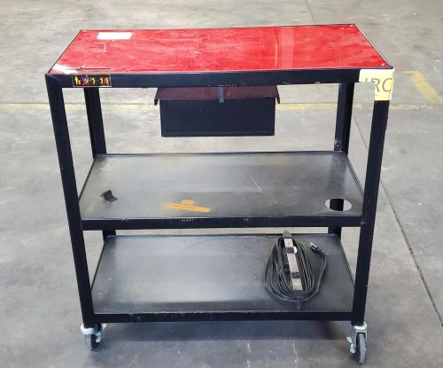 Rolling Work Cart- 36"×18"×39". - Image 3