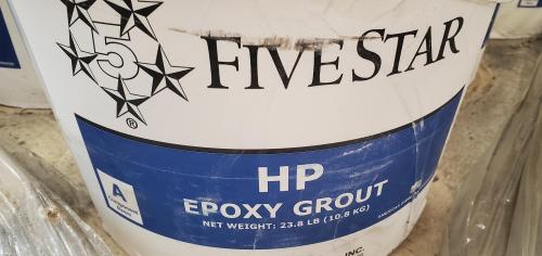 Five Star HP Epoxy Grout. 9x 3Gallon Jugs of Part A and 9x Quart Jugs of Part B. - Image 2