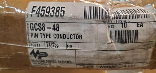 Lot of MacLean Power Systems Pin Type Connectors- F459385- 44 Pieces in Total.  - Image 2
