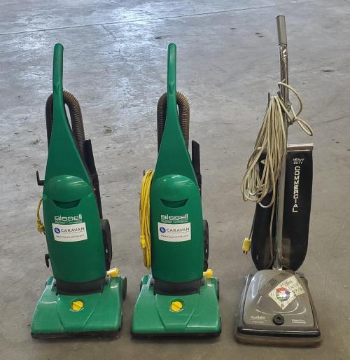Lot of 3 Vacuum Cleaners- All Power On. - Image 1