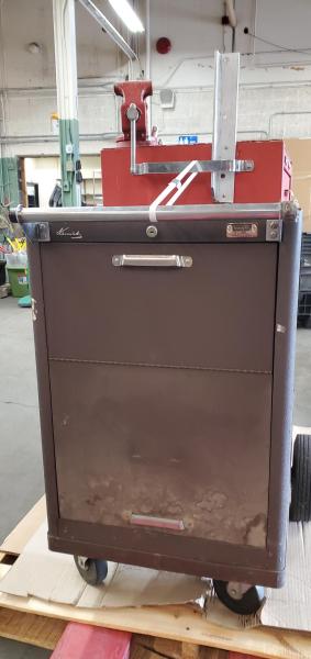 Kennedy Toolbox On Cart with 2nd Toolbox and Vice-