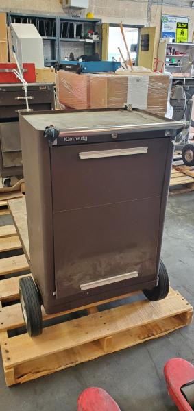 Kennedy Toolbox On Cart. - Image 2