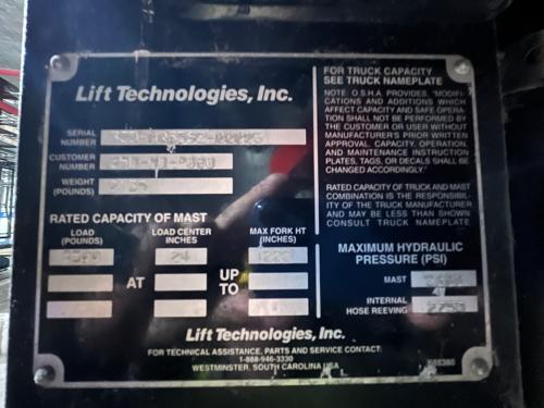 Narrow Aisle, Inc. FLEXI G4 AC 1200 Electric Forllift.(Zeeland Generating Plant) - Image 7