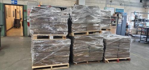 Lot of 15 Pallets of Carpet Tiles(~400 per pallet) 20"x20". - Image 1