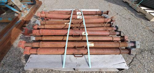 Lot of GME LSS-3 hydraulic trench shoring spreader struts. 47" - 82". - Image 1