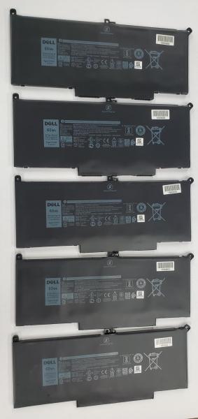New OEM Dell Laptop Batteries- 15x 60W, 7x 68W, 5x 63W, 2x 42W, 1x 55W. - Image 1