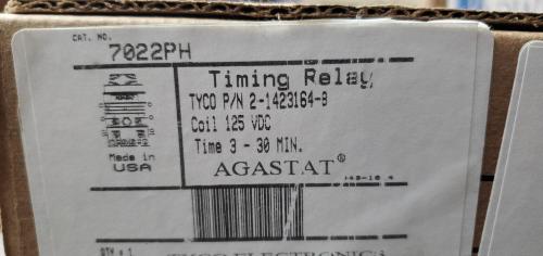 Lot of 16 Agastat 7022PH Pneumatic Time Delay Relay 125VDC 3–30 Min – New Old Stock - Image 1