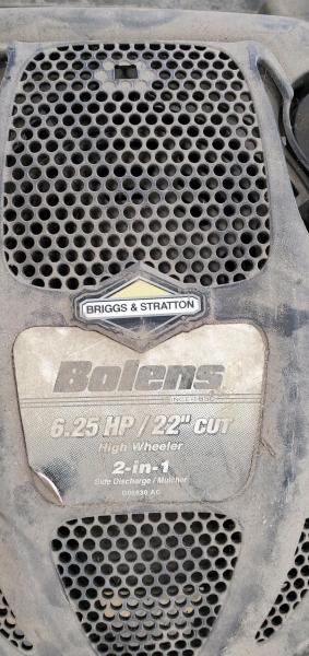 Bolens 22" Push Mower- No start- pulls hard- - Image 2