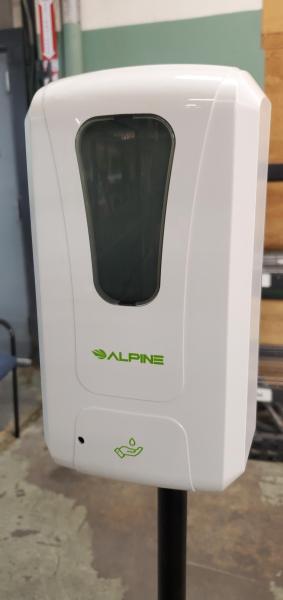 Lot of 18 Automatic Hands-Free Liquid/Gel Hand Soap Dispenser with Floor Stand. - Image 3