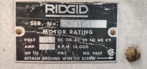 Used Rigid 535 Threading Machine- - Image 4