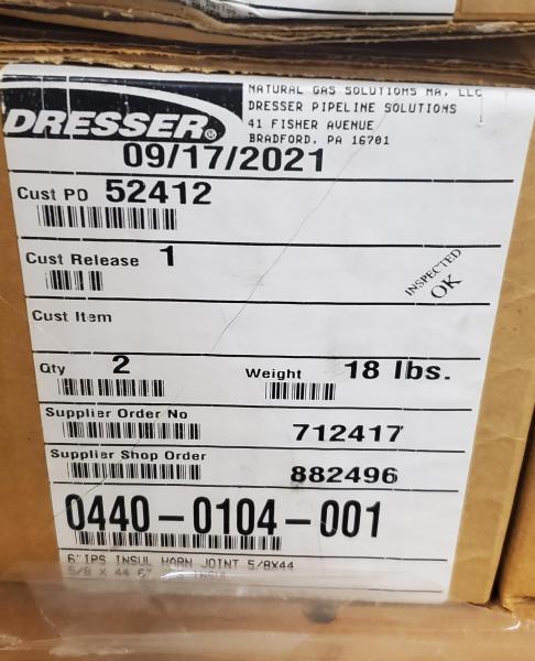 Lot of 18 New Dresser Pipeline Solutions 0440-0104-001 Insulated Pipe Support (6 - Image 2