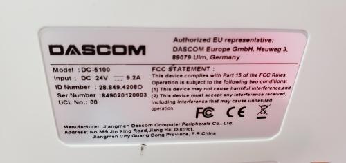 Dascom Badge Printer- Model DC-7600 Including Dascom Laminator DC-5100. - Image 3