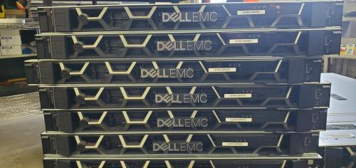Lot of Six Dell EMC PowerEdge R650 1U Enterprise Server (MFG 2023), dual-socket platform with risers installed; 1Tb RAM installed, storage not included  - Image 1