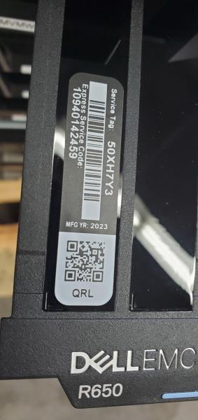 Lot of Six Dell EMC PowerEdge R650 1U Enterprise Server (MFG 2023), dual-socket platform with risers installed; 1Tb RAM installed, storage not included  - Image 8