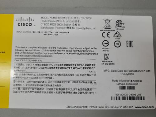 Cisco MDS 9700 Series SAN Director with Dual Supervisors & 4&times; Fibre Channel Line Cards (Enterprise Data Center Pull) - Image 2