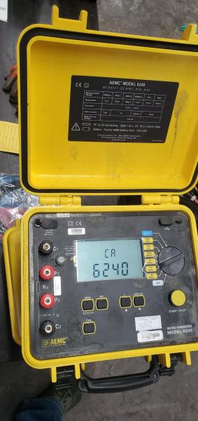 AEMC Micro-Ohmmeter, Model 6240 - Image 3