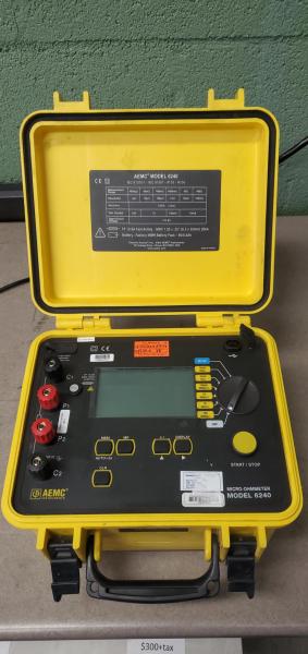 AEMC Micro-Ohmmeter, Model 6240 - Image 3