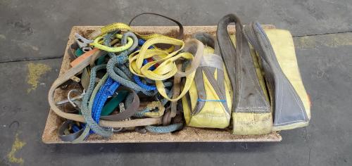 Lot of Used Rigging Gear, Lifting Slings- Not Tested for Use- - Image 1