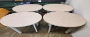Lot of 4 tables-21"&times;42", 28" Tall.