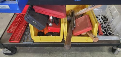 Lot of Assorted Hand Tools and Cart- - Image 5